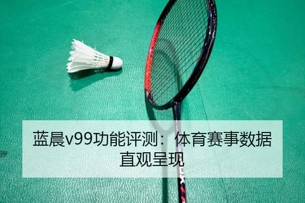 蓝晨v99功能评测：体育赛事数据直观呈现